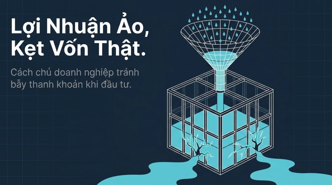 DOANH THU TĂNG NHƯNG VẪN THIẾU TIỀN: CÁCH CHỦ DOANH NGHIỆP TRÁNH KẸT VỐN KHI ĐẦU TƯ