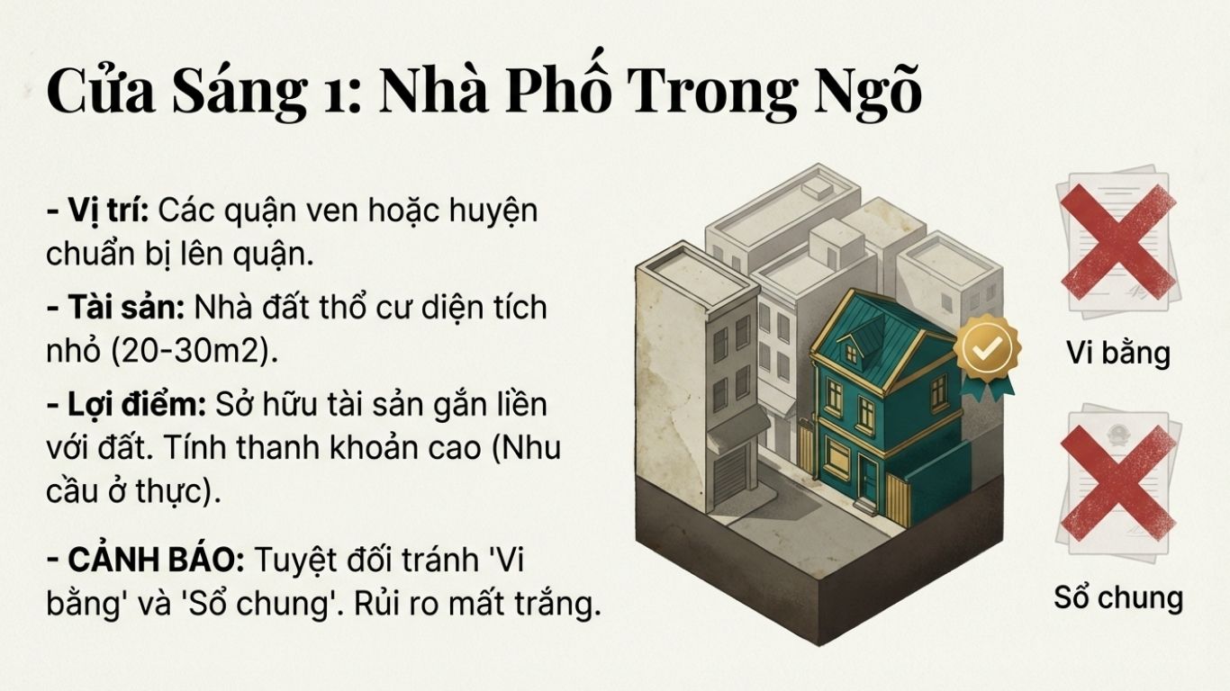 GIỮA MA TRẬN SIẾT PHÂN LÔ VÀ CHUNG CƯ LẬP ĐỈNH: ĐÂU LÀ CỬA SÁNG DUY NHẤT CHO DÒNG VỐN DƯỚI 2 TỶ ĐỒNG?