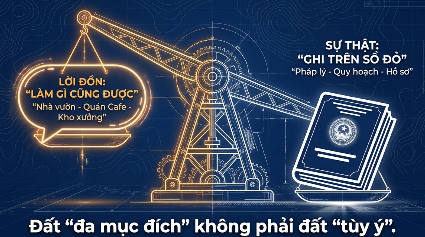 MUA ĐẤT VÙNG VEN ĐỂ Ở, KINH DOANH HAY GIỮ TIỀN: COI CHỪNG SAI PHÁP LÝ VÀ KẸT VỐN