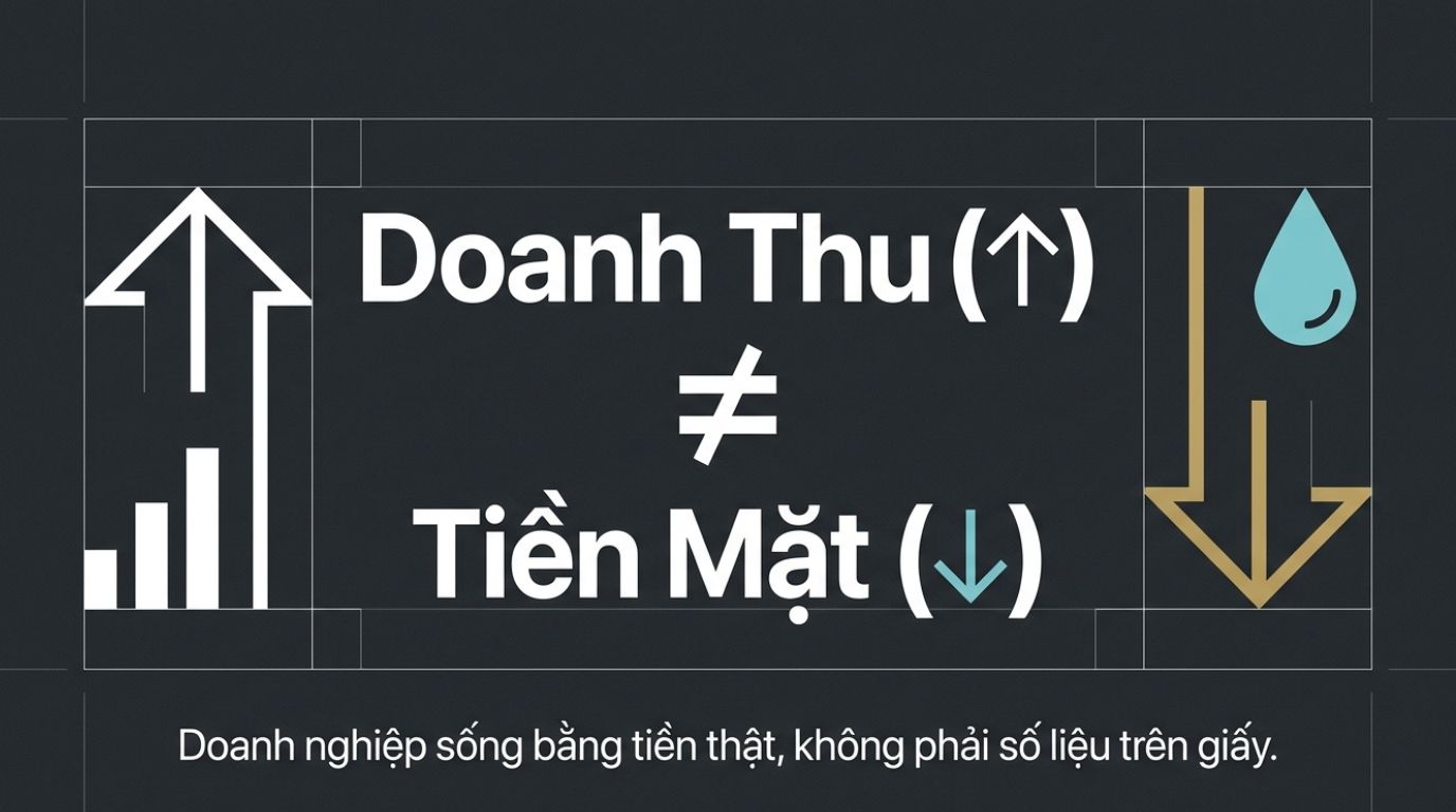 DOANH THU TĂNG NHƯNG VẪN THIẾU TIỀN: CÁCH CHỦ DOANH NGHIỆP TRÁNH KẸT VỐN KHI ĐẦU TƯ
