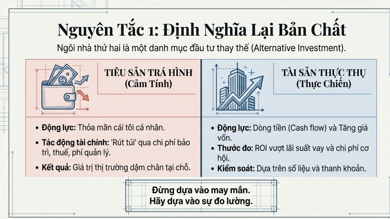4 ĐIỀU CẦN BIẾT TRƯỚC KHI ĐẦU TƯ NGÔI NHÀ THỨ HAI - TỪ TƯ DUY CẢM TÍNH SANG QUẢN TRỊ TÀI SẢN THỰC CHIẾN