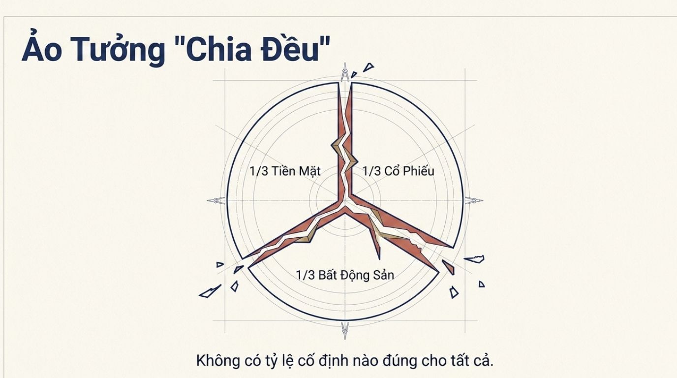 CÓ TIỀN NÊN ĐỂ Ở ĐÂU? CÁCH PHÂN BỔ VỐN GIỮA TIỀN MẶT, CỔ PHIẾU VÀ NHÀ ĐẤT AN TOÀN HƠN