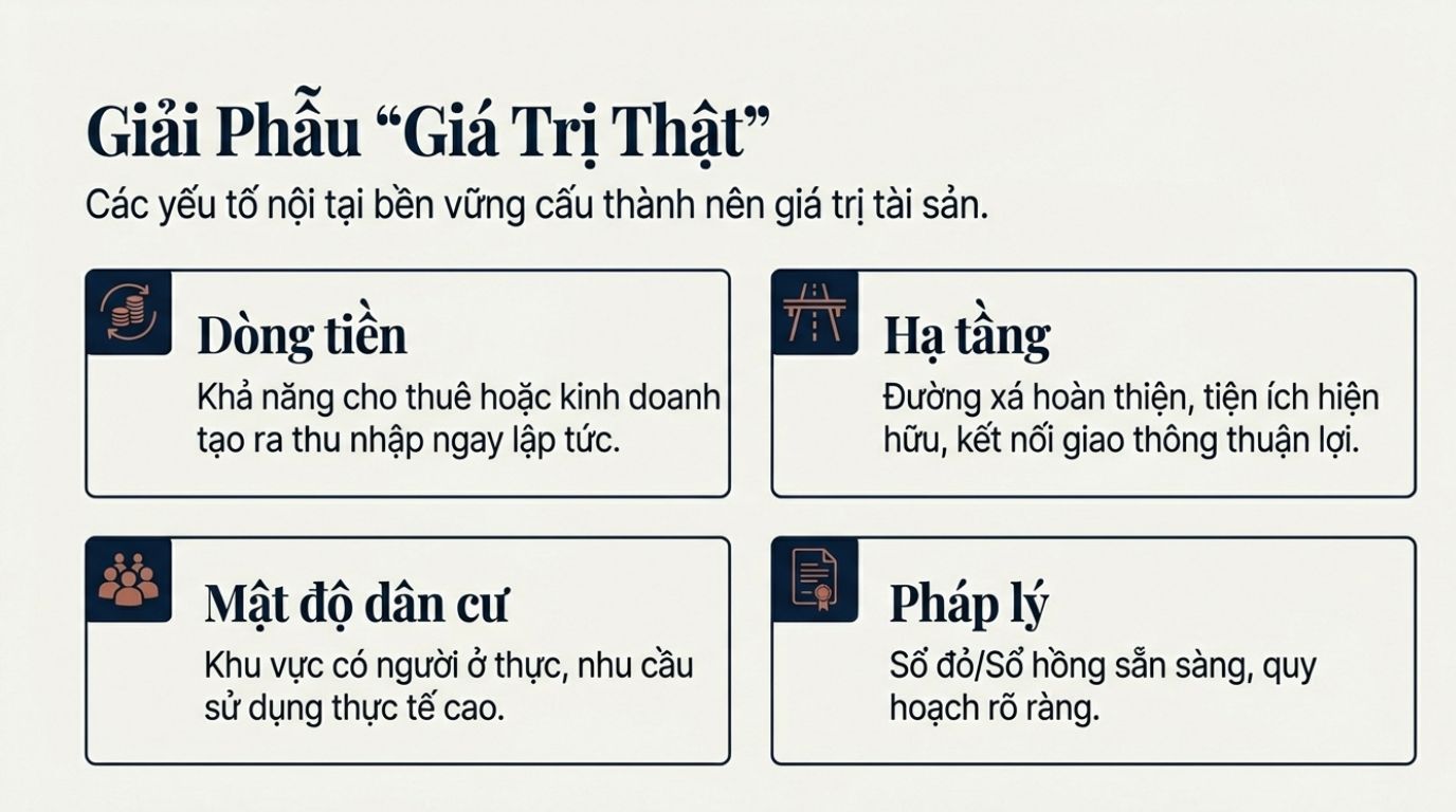 CÁCH PHÂN BIỆT GIÁ TRỊ THẬT VÀ GIÁ ẢO TRONG BẤT ĐỘNG SẢN