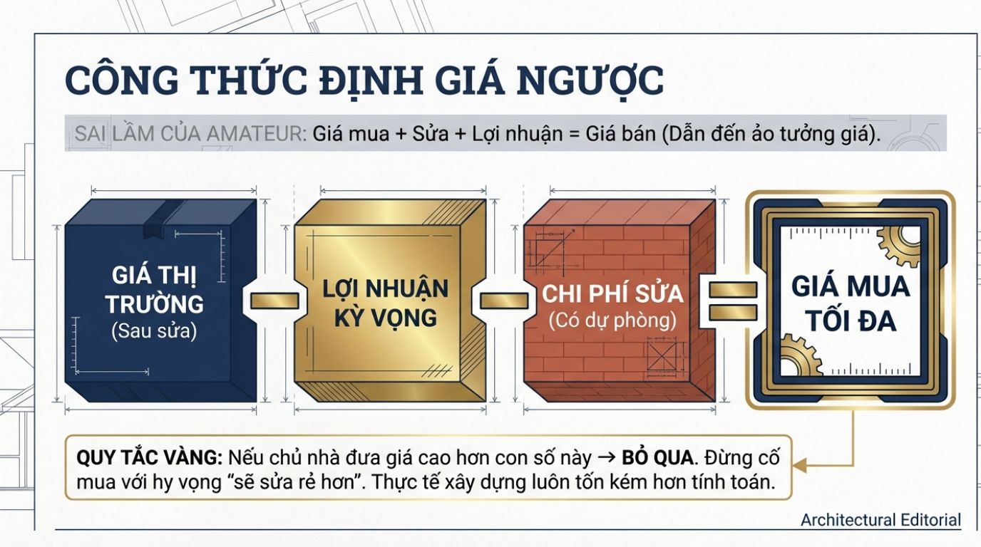 MUA NHÀ NÁT SỬA BÁN: CẦN LƯU Ý GÌ ĐỂ KHÔNG BỊ THỢ VẼ CHI PHÍ?