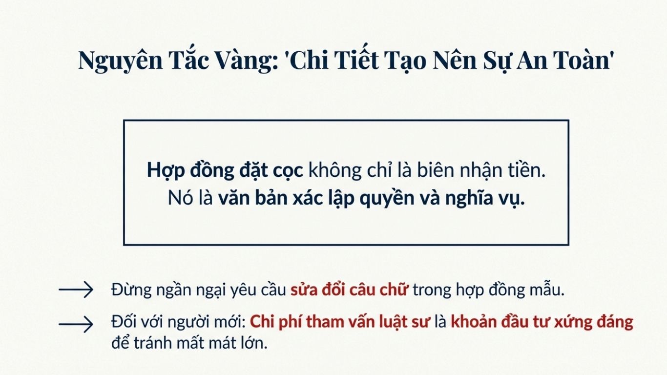 HỢP ĐỒNG ĐẶT CỌC: 