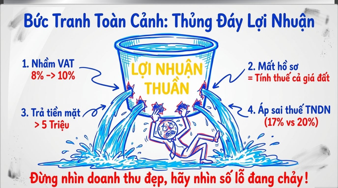 THUẾ BẤT ĐỘNG SẢN 2026: MỘT THAY ĐỔI NHỎ CÓ THỂ LÀM DOANH NGHIỆP MẤT LỜI