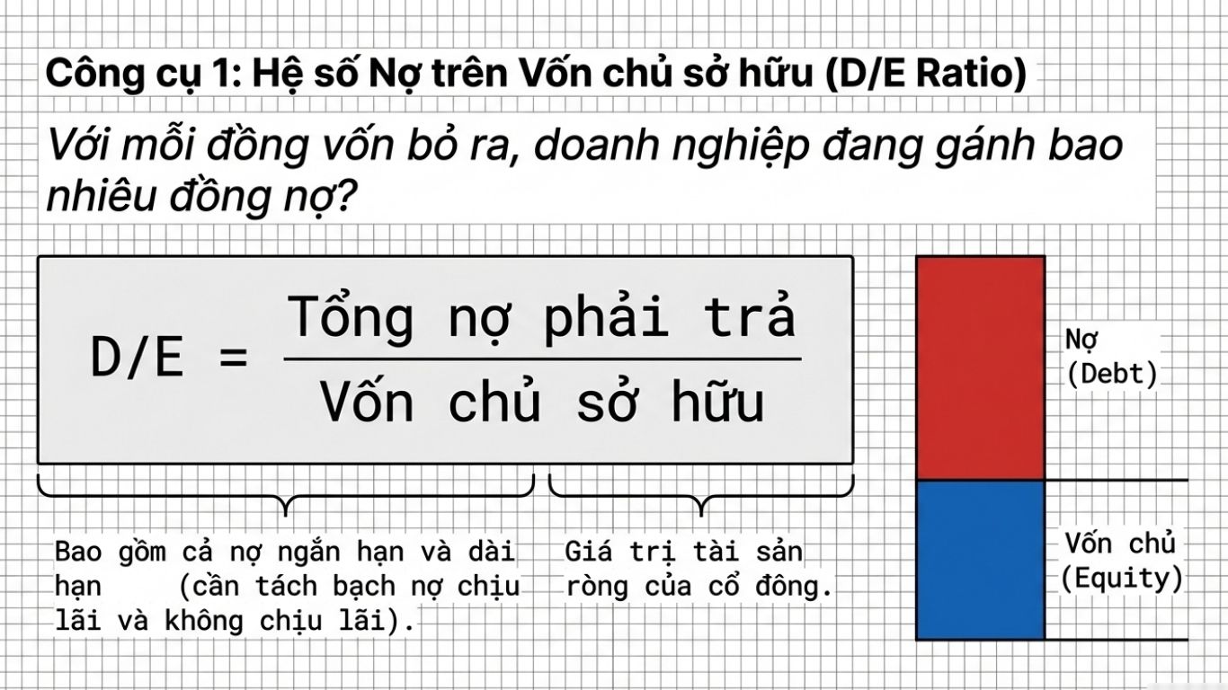 CÔNG THỨC TÍNH ĐÒN BẨY TÀI CHÍNH: KỸ NĂNG ĐỌC BÁO CÁO TÀI CHÍNH CẤP TỐC